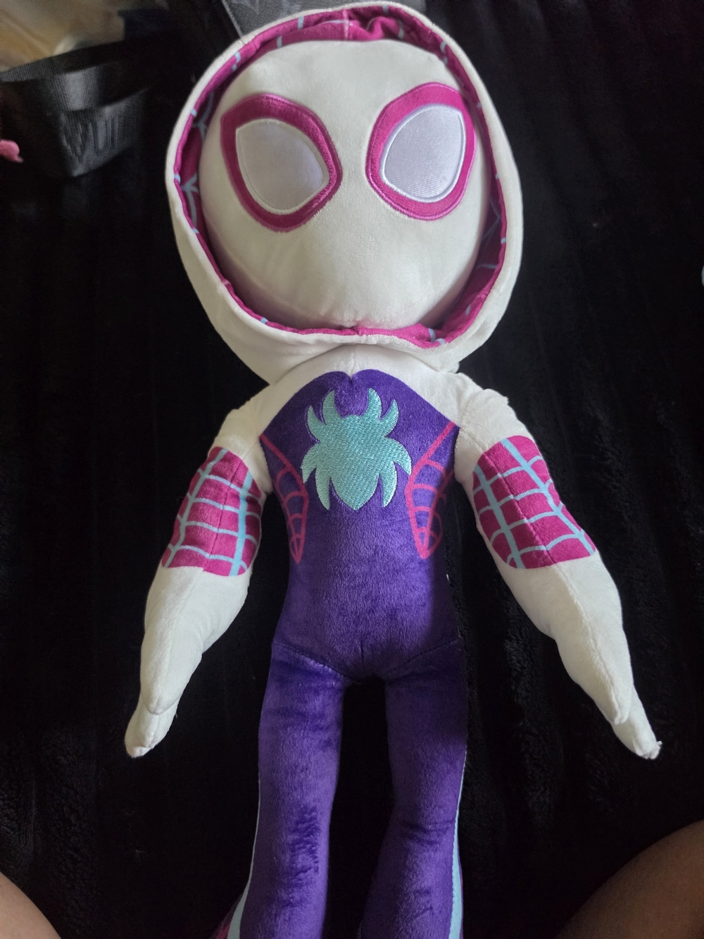 Marvel Purple & White Spider-Gwen Plush with Pink Accents